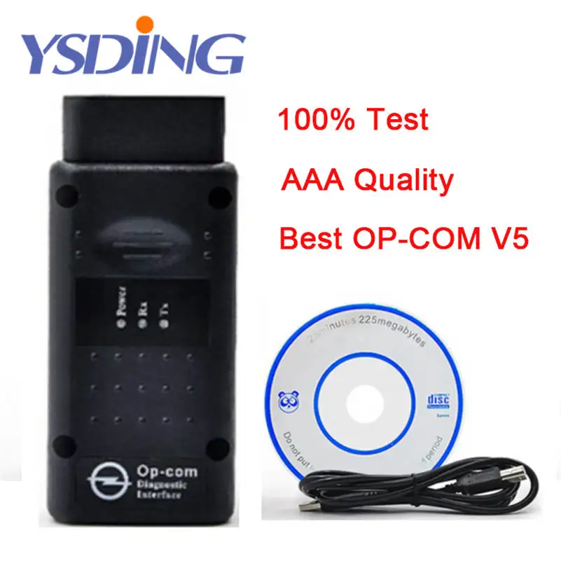 ААА + качество V5 OP COM с PIC18F458 подключению CAN шины OBD2 OPCOM диагностический инструмент