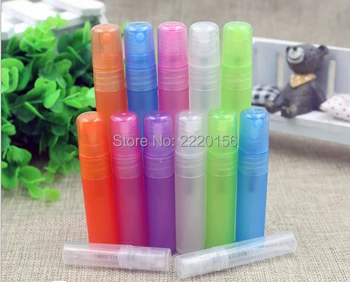 

Free Shipping500pcs/lot 10ml plastic spray perfume bottles empty small perfume refillable atomizer bottle container