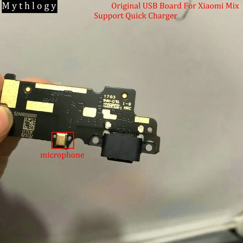 Мифологический для Xiaomi mi x USB плата гибкий кабель док-коннектор для микрофона мобильного телефона IC поддержка быстрого зарядного устройства