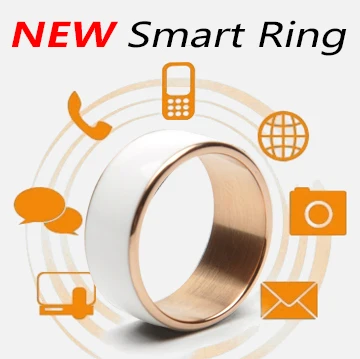 Black white Smart Rings Wear Jakcom new technology Magic jewelry For HTC Moto Nokia LG IOS Android WP Windows