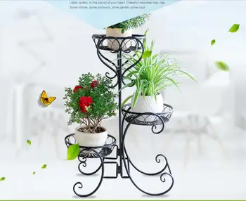 

Tieyi flower rack, household multi-storey living room flower pot rack, balcony floor shelf flower rack