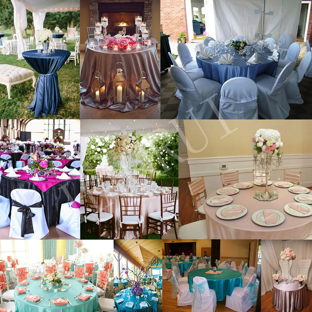 satin table cloth