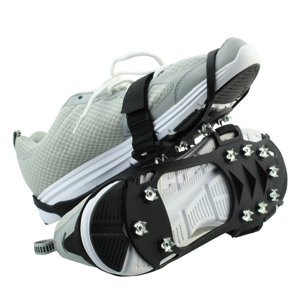1 Pair Spikes Outdoor Ice Gripper Snow Silicone Shoe Cover Climbing