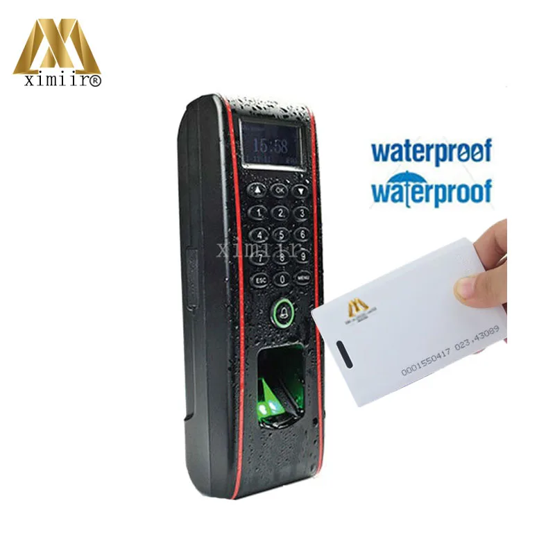 

TFT Color Screen fingerprint time attendance and access control system TCP/IP communication TF1700 finger print door lock