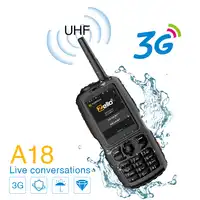 A18 トランシーバー UHF 3800 2600mah IP68 防水スマートフォン Android4.2.2 デュアル SIM スマートラジオ GPS Zello 3 グラム WCDMA 携帯電話