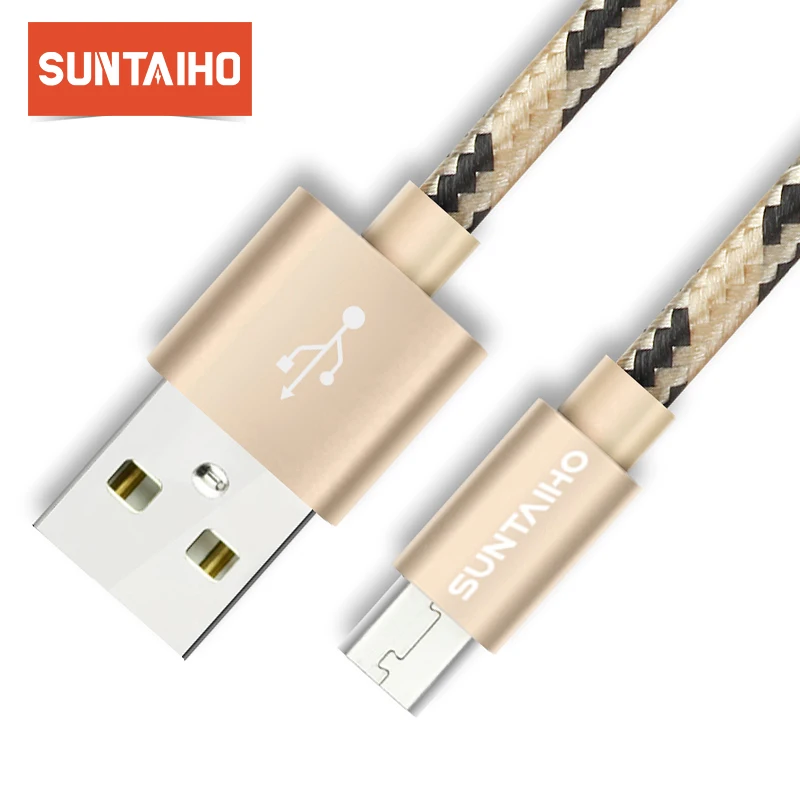 Suntaiho Nylon Micro USB Cable 8 Pin Mobile Phone Cable 0.5m/1.2m/2m/3m Fast Charging USB Data Cables for iPhone 7 6 5/Samsung Suntaiho Nylon Micro USB Cable 8 Pin Mobile Phone Cable 0.5m/1.2m/2m/3m Fast Charging USB Data Cables for iPhone 7 6 5/Samsung