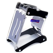 Multiusos Transpirable Cuchillo De Cocina Bloque del Cuchillo de Acrílico Estante Del Sostenedor Del Organizador De Almacenamiento (Negro)