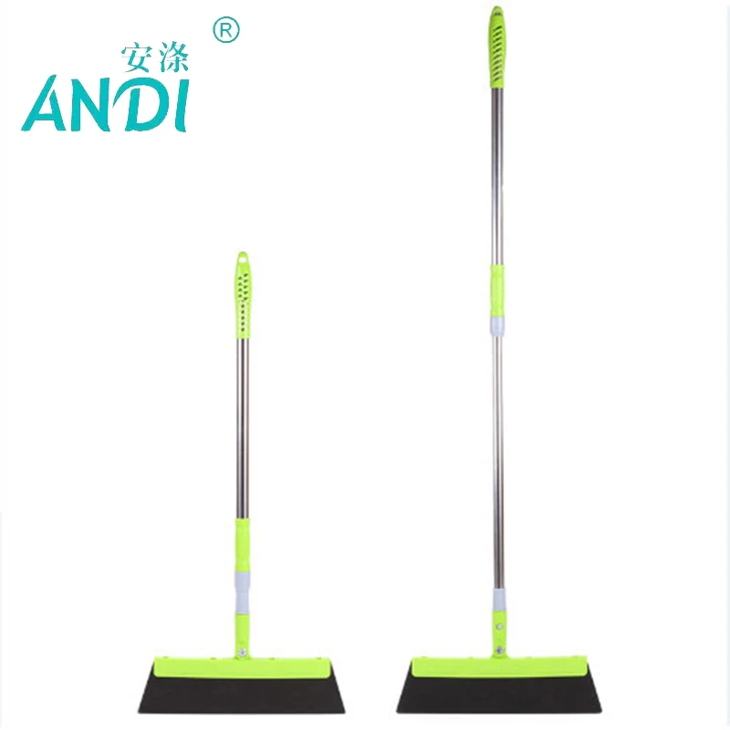 Magic Broom Sweep Dust Hair Bathroom Wiper Broom Rotate Connector