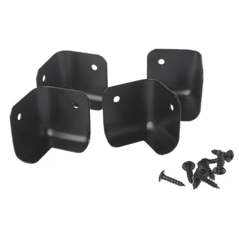 

New 4Pcs/Lot AMP Angle Amplifier Speaker Cabinet Corner Sound Box Protector 2 Holes