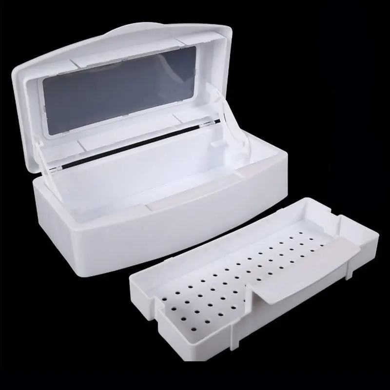 

Nail Tool Sterilization Box Alcohol Sterilization Cleaning and Disinfection Storage Box Nail Cleaning Box