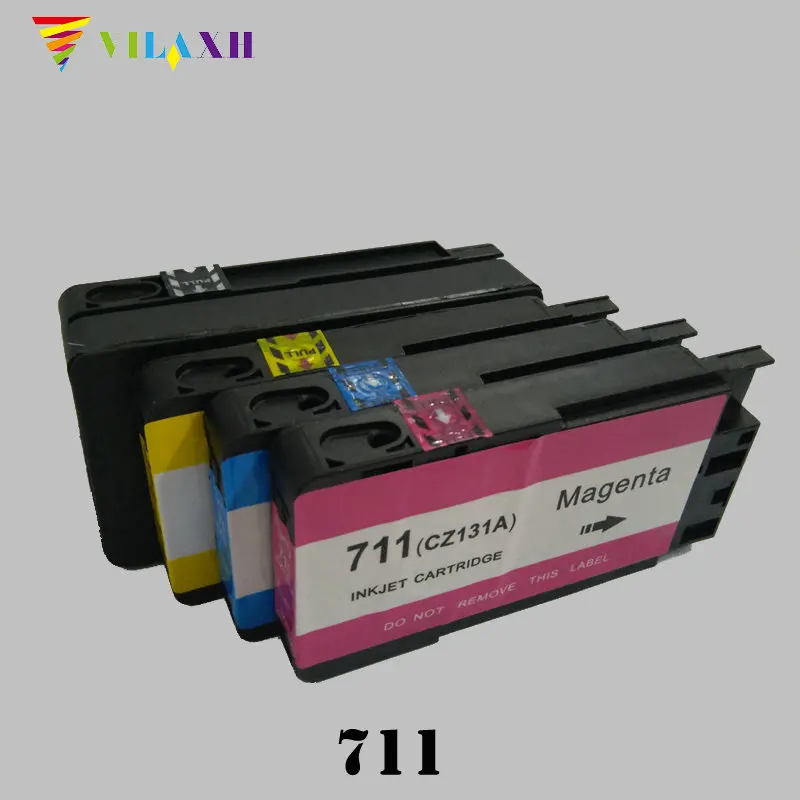 Совместимый чернильный картридж Vilaxh 711 для HP XL 711XL принтера Designjet T120 T520 |