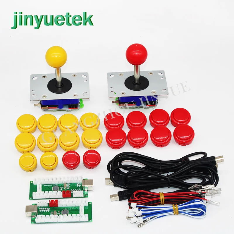 Оригинальная аркадная игра 2 шт. джойстик + кнопка Sanwa PCB USB к JAMMA PC PS/3 контроллер для