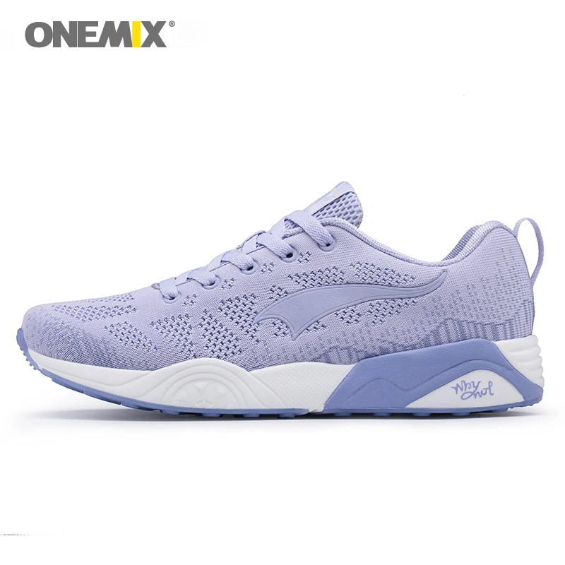 

Onemix Men's Weaving Pattern Sports Running Shoes Lightweight Women's Breathable Mesh Jogging Shoes Men Outdoor Trail Sneakers