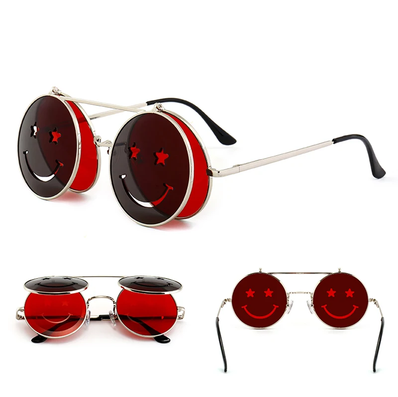 flip up round sunglasses 900043 details (4)