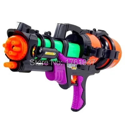 Большие пластиковые игрушки; лучший подарок для детский водяной пистолет Надувное давление пистолет стрельба брызгающий водой игрушка