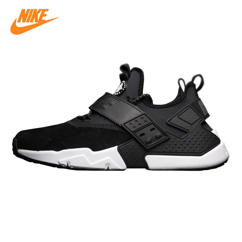 

NIKE AIR HUARACHE DRIFT BR 6 Men's and Women's Running Shoes, Black, Non-slip Shock Absorbing Breathable Lightweight AH7335 001