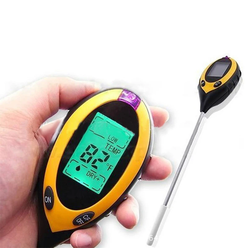 

NEW Four in One Soil Tester Multifunctional Soil pH PH Soil Humidity Meter Light