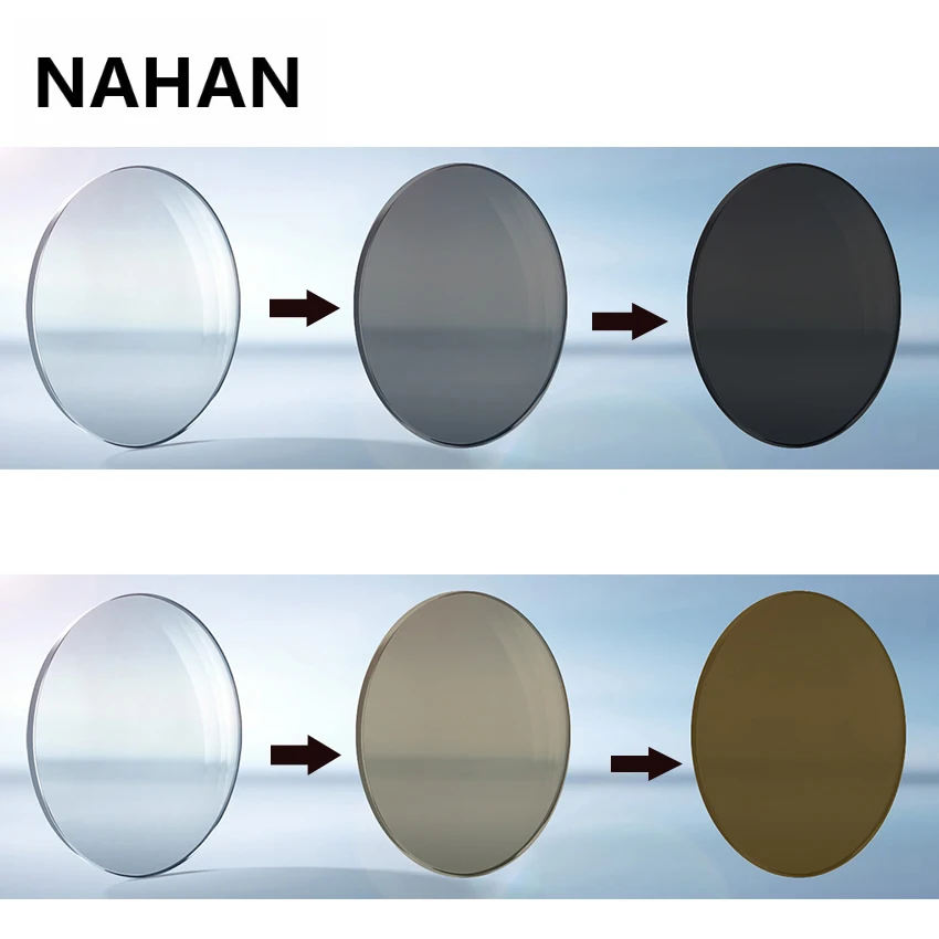 1.61 Index Colored Lenses for Eyes UV Protection Prescription Lense Color Change Eye Lenses