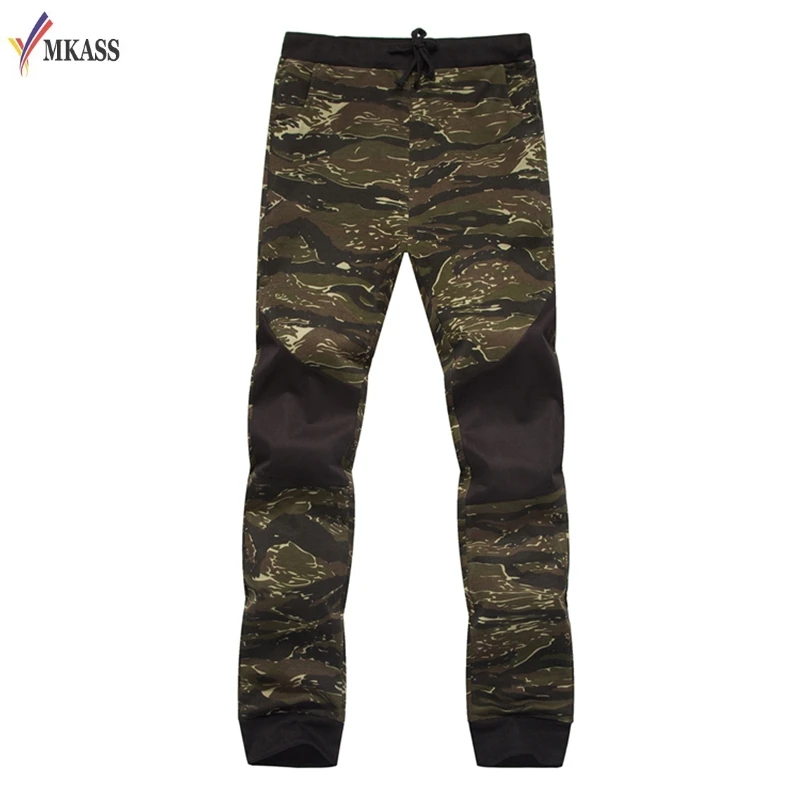 MKASS новые модные камуфляжные штаны для бега мужские спортивные из хлопка