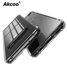 Akcoo Hinweis 10 S10 Plus Fällen Schock Absorption Auto Weichen TPU Abdeckung Fall für Samsung Galaxy S8 9 Plus S10e hinweis 10 Pro fällen