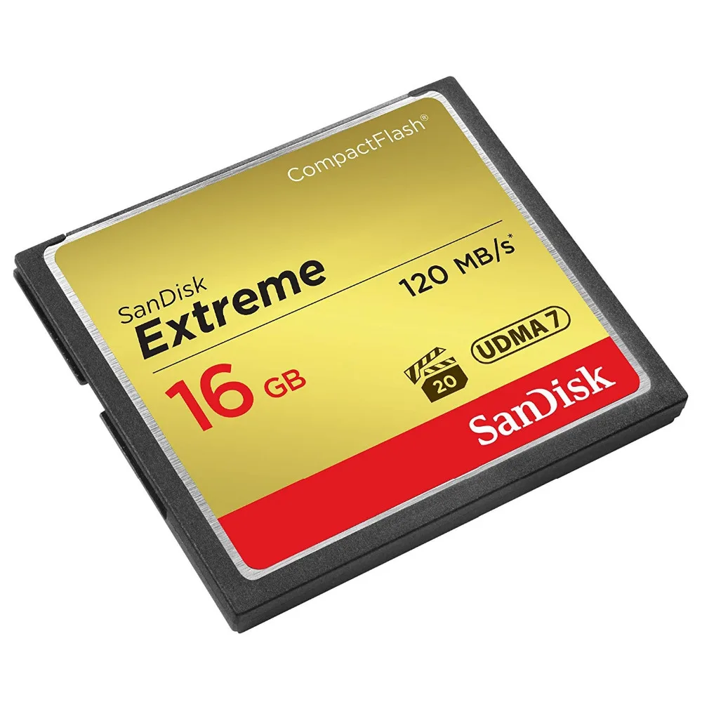 SanDisk Extreme CompactFlash 16 ГБ 32 карты памяти 64 CF 128 богатый 4 к HD видео 800X VPG-20 120 МБ/с./с