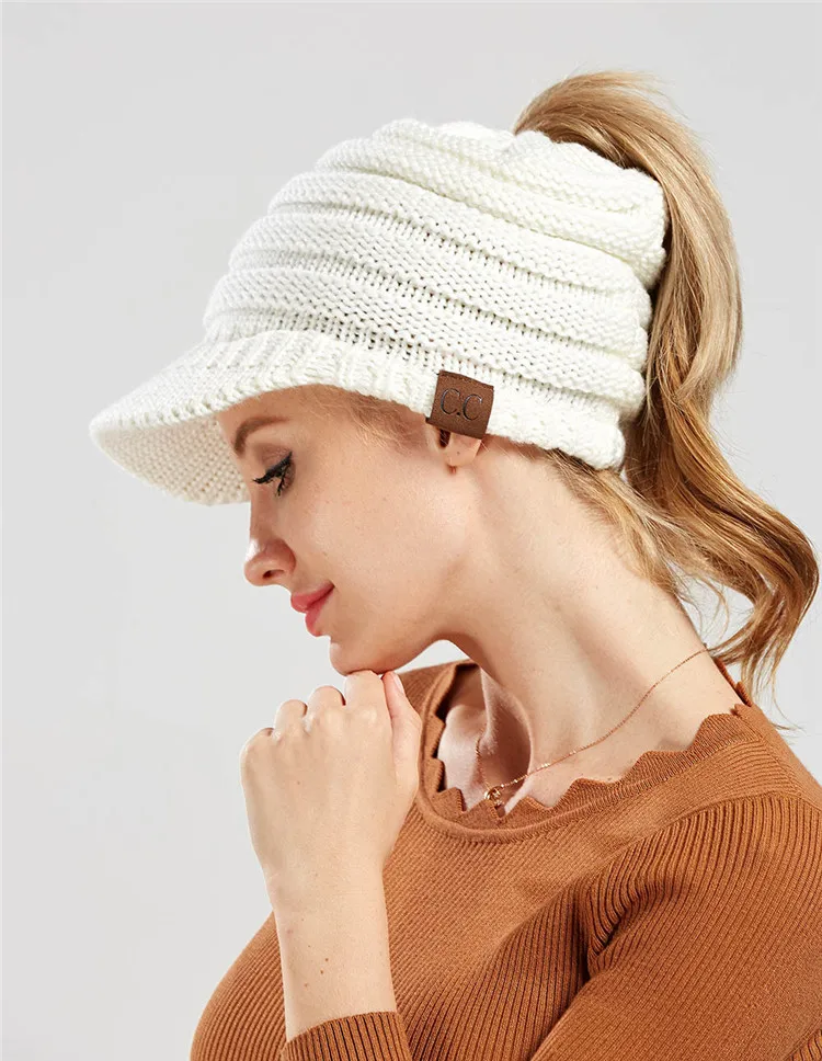2018 New Autumn And Winter Fashion Lady Warm Hat For Women's Caps Skullies & Beanies Wool Acrylic Casual Solid Hat ACI126 (11)