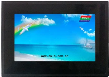 

DMT80480C070_15WT 7-inch DWIN DGUS serial screen touch screen man-machine interface with shell