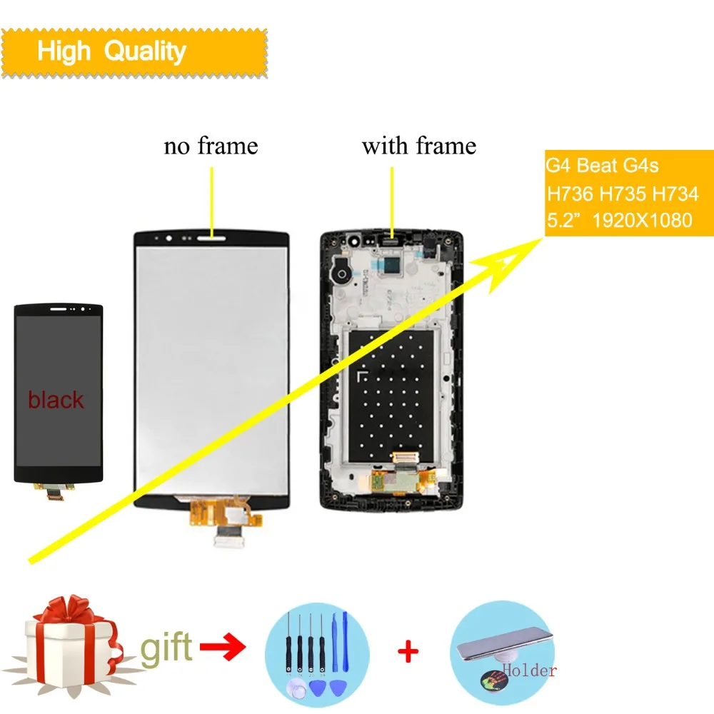 

LCD For LG G4 Beat G4s Display Digitizer Replacement Assembly Screen for LG G4 Beat original LCD touch complete replacment