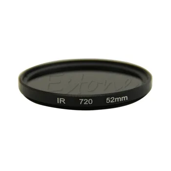 

52mm Infrared Infra-red IR Pass X-Ray Lens Filter 720nm 720 Optical Glass-M35