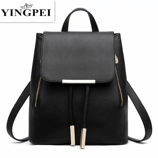 Yingpei Leather Bagpack Women Laptop Travel Fashion School Bags For Yingpei Leather Bagpack Women Laptop Travel Fashion School Bags For Agers And S Hand Backpack Leisure