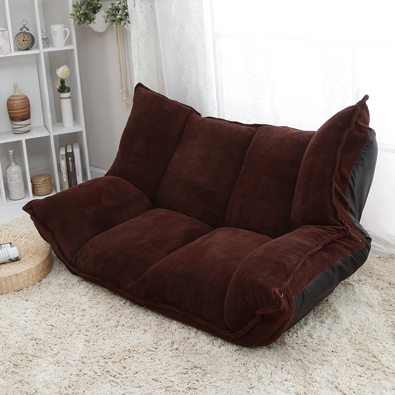 Us 209 0 Adjule Fabric Folding Chaise Lounge Sofa Chair Floor Couch Living Room Furniture Daybed Sleeper Leisure Gaming In