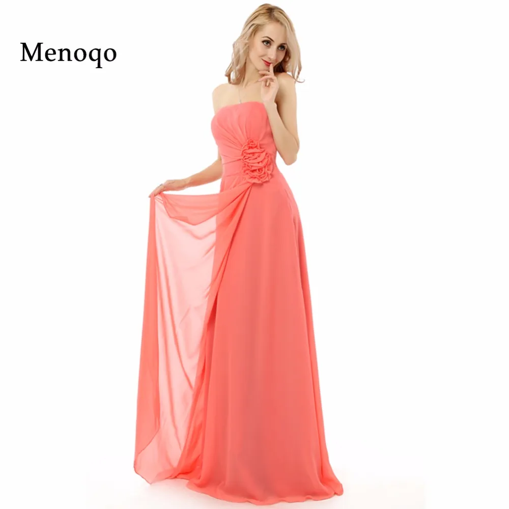 Vestidos דה festa קו ללא שרוולים מקיר לקיר ארוך חדש שמלות רשמיות הגעה שמלות לנשף צד בתוספת גודל מודל אמיתי 2017