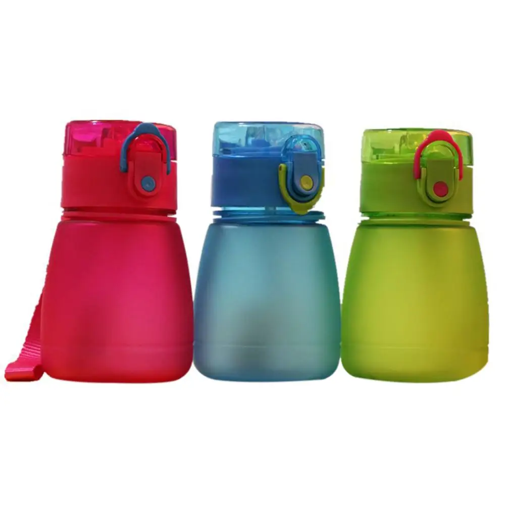 Горячая 3 цвета бутылка для воды с бутылки для воды в соломе для питья BPA бесплатно креативная мультяшная Спортивная бутылка для напитков подарки для детей