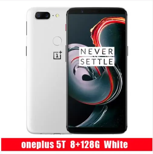 Смартфон Oneplus 5 T 6 ГБ/8 ГБ 128 Восьмиядерный процессор Snapdragon 835 экран 01 дюйма двойная