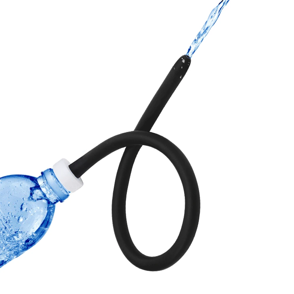 50cm Enema Anal & Vagina Cleaning Tube Anal Plug Rubber Anal Vaginal Washer Douche Enema Tube Sex Toys For Woman Men Gays