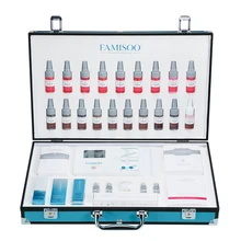 Набор пигмента для татуажа, Перманентный макияж, тату, чернила, пигмент для тела, губ, бровей, подводка для глаз, товары для рукоделия, новая тату-машинка, набор, блеск