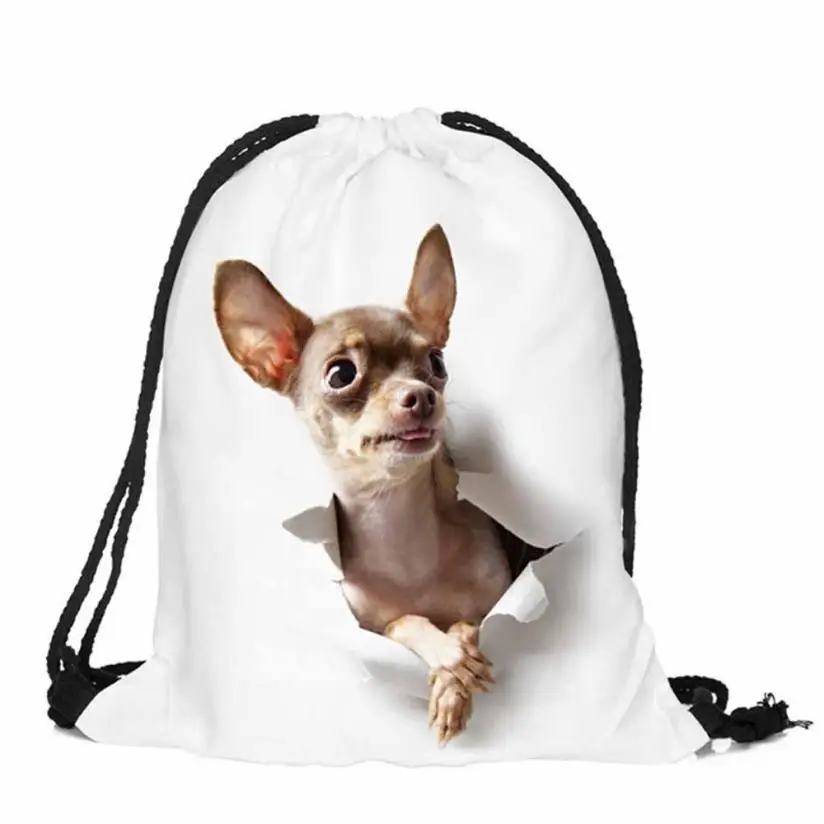 

kai yunon Fashion Unisex Emoji Backpacks 3D Printing Bags Drawstring Backpack Aug 18