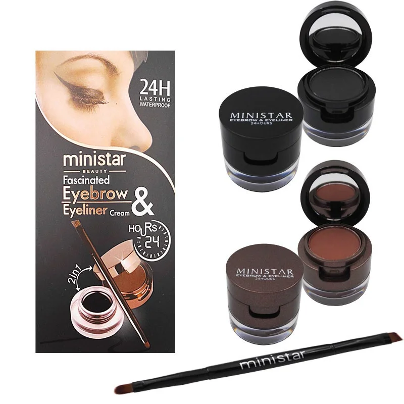 

The latest Long-Lasting Gel Eyeliner And Eyebrow Powder Make Up Water-proof and Smudge-proof PL8