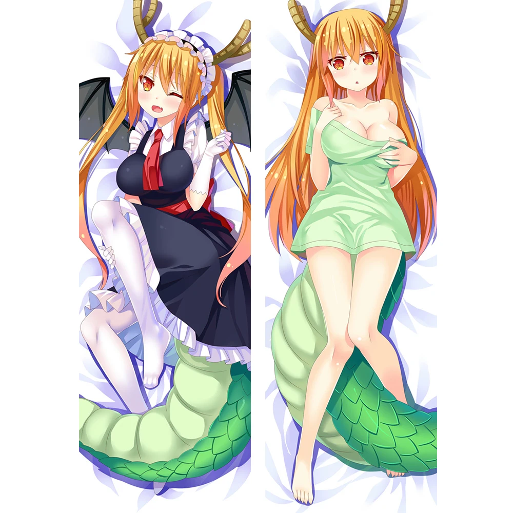 Наволочка с надписью Dragon Mai обнимающая подушка для тела мисс Кобаяси Кана Камуи
