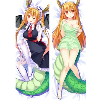 

Miss Kobayashi's Dragon Mai Kanna Kamui Hug Body Pillow Cover Tohru Kobayashi Dakimakura Case