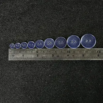 

9-25mm Transparent Buttons Round Resin Button 2 Holes Sewing Buttons Scrapbooking Garment DIY Apparel Accessories
