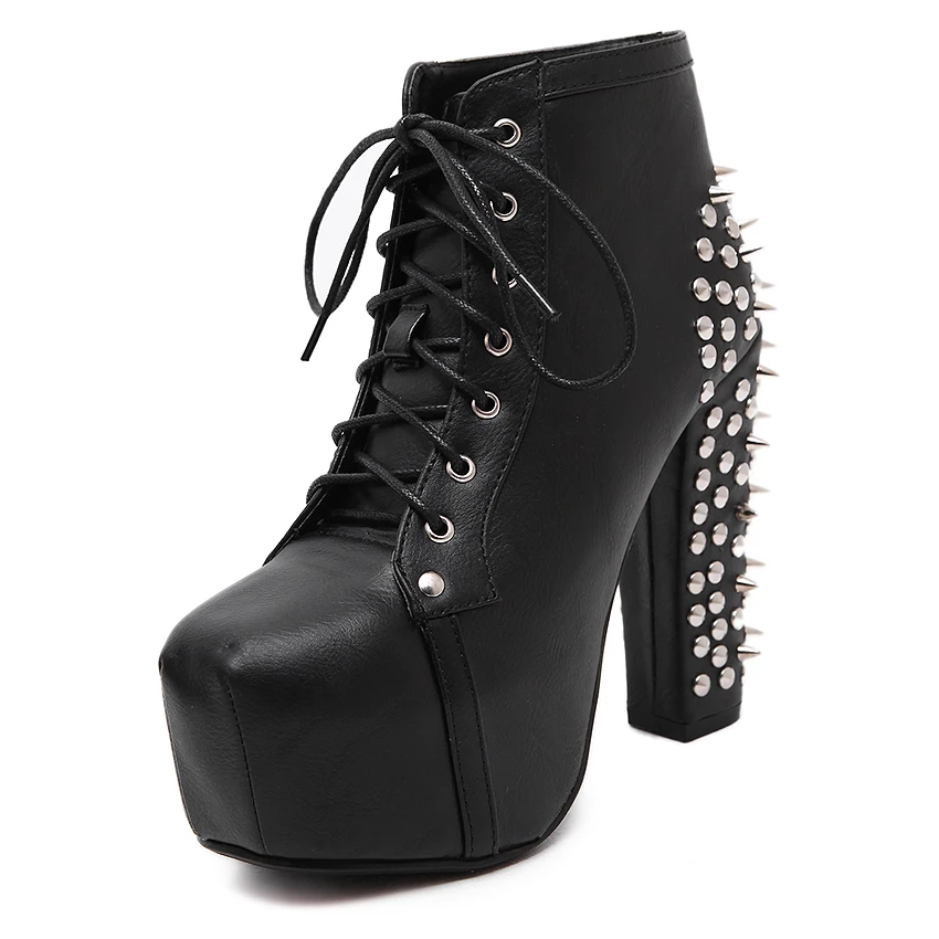 goth high heel boots