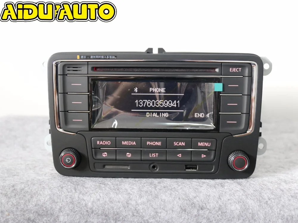 AIDUAUTO используется RCN210 Bluetooth MP3 USB плеер CD MP3 радио для VW Golf 5 6 Jetta Mk5 MK6 Passat B6 CC B7