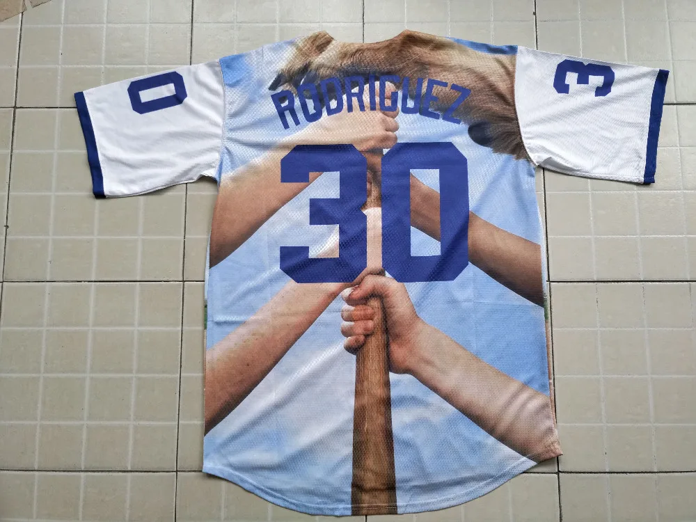 Sandlot Jersey Adult The Sandlot Benny Jersey 30 'The Jet' Rodriguez 5 Michael 'Squints' Palledorous 11 Alan Yeah-Yeah McClennan 3D Print Movie Baseball Jersey (Small,11 Blue Benny Rodriguez Sandlot Jersey