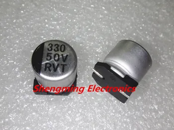 

10pcs 330uF 50V SMD chip Aluminum Electrolytic Capacitor 10x10mm