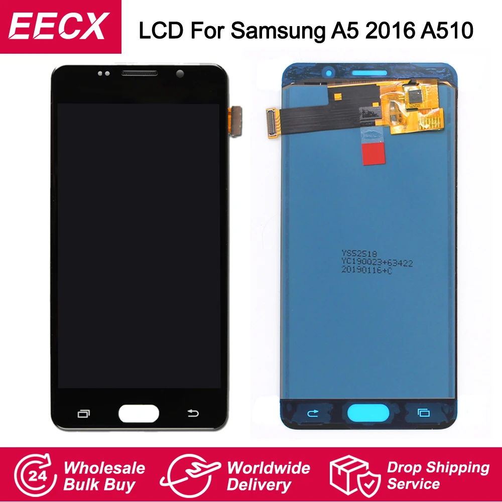 A510 дисплей для Samsung Galaxy A5 2016 A510F A510M SM ЖК сенсорный экран дигитайзер|Сенсорные