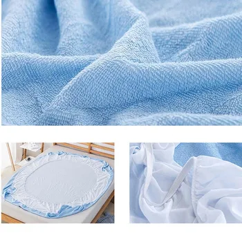 

Bed Bedding Mattress Cover Dustproof Waterproof Cotton Protector Soft Comfortable For Home DC112
