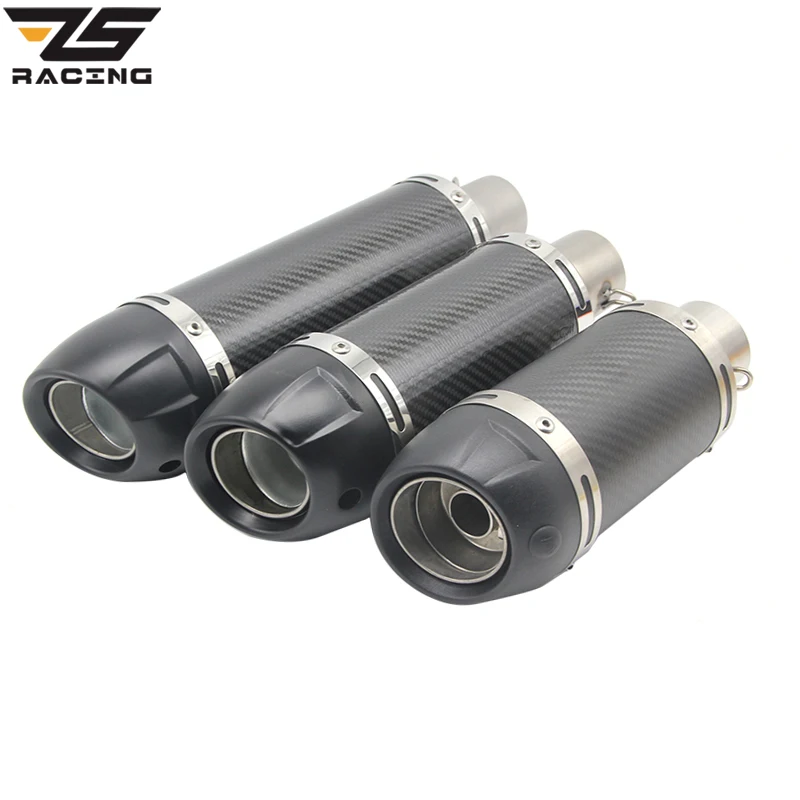 

ZS Racing 51mm Motorcycle Modified Scooter Akrapovic Yoshimura Exhaust Muffle Pipe GY6 CBR CBR125 CBR250 CB400 CB600 YZF FZ400