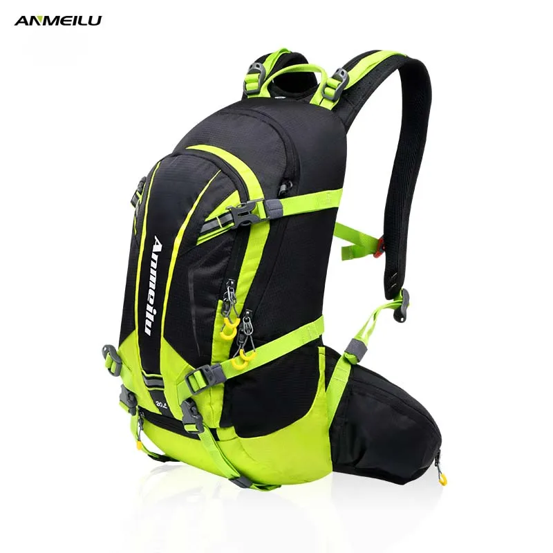 ANMEILU 2L Water Bladder Bag 20L Camping Hydration Backpack Waterproof Outdoor Sport Hiking Climbing Cycling Backpack Travel Bag