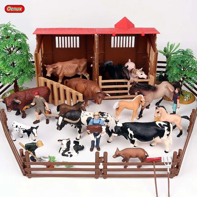 Set De Animales De Granja X 6 Unidades * Sheshu Toys